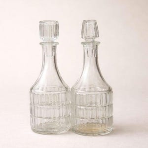 Carafe / Huilier En Verre Puget – 20 Cl – Vintage Transparent