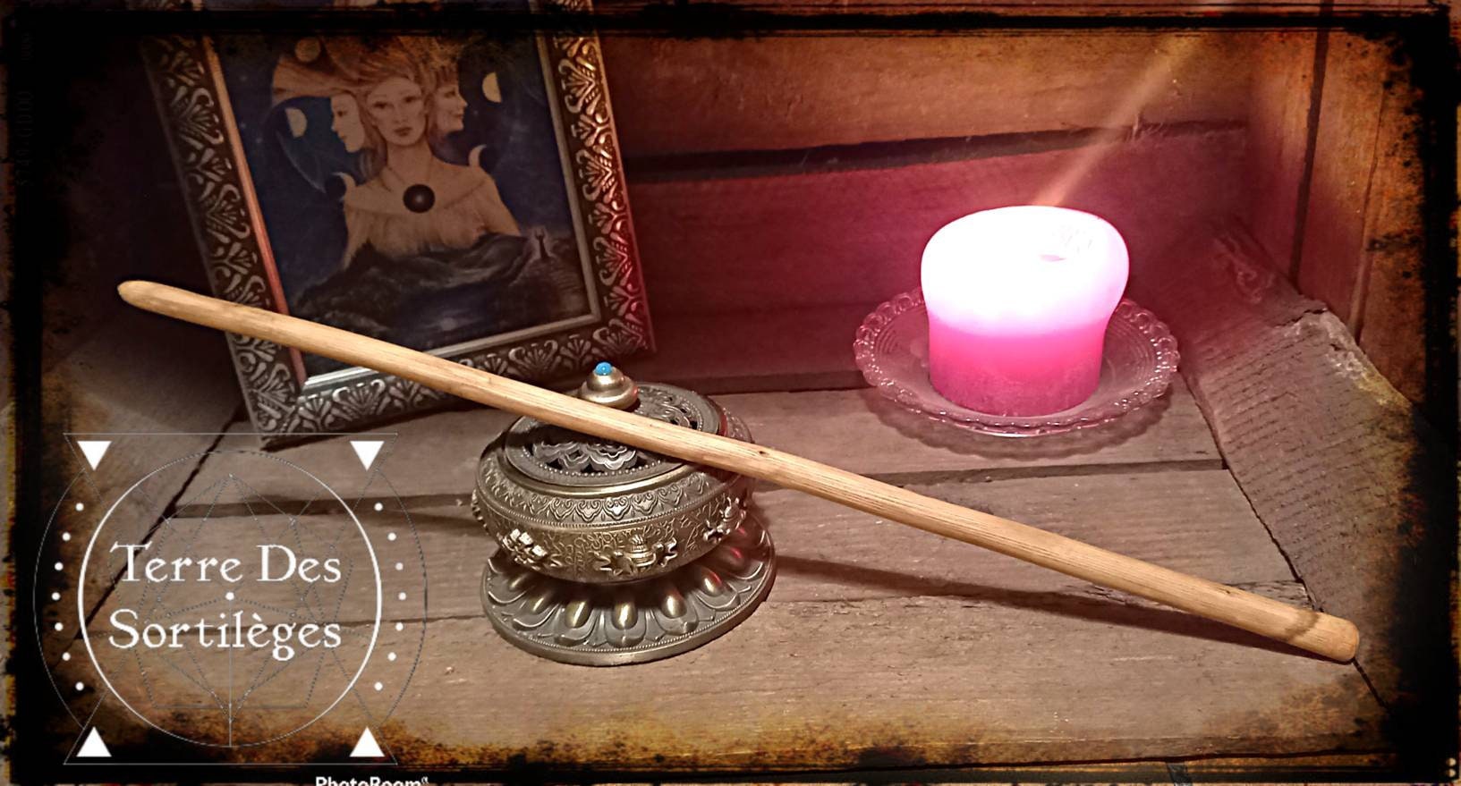 Baguette de Coudrier - Magie Sorcellerie Wicca Hoodoo Dordogne- Périgord