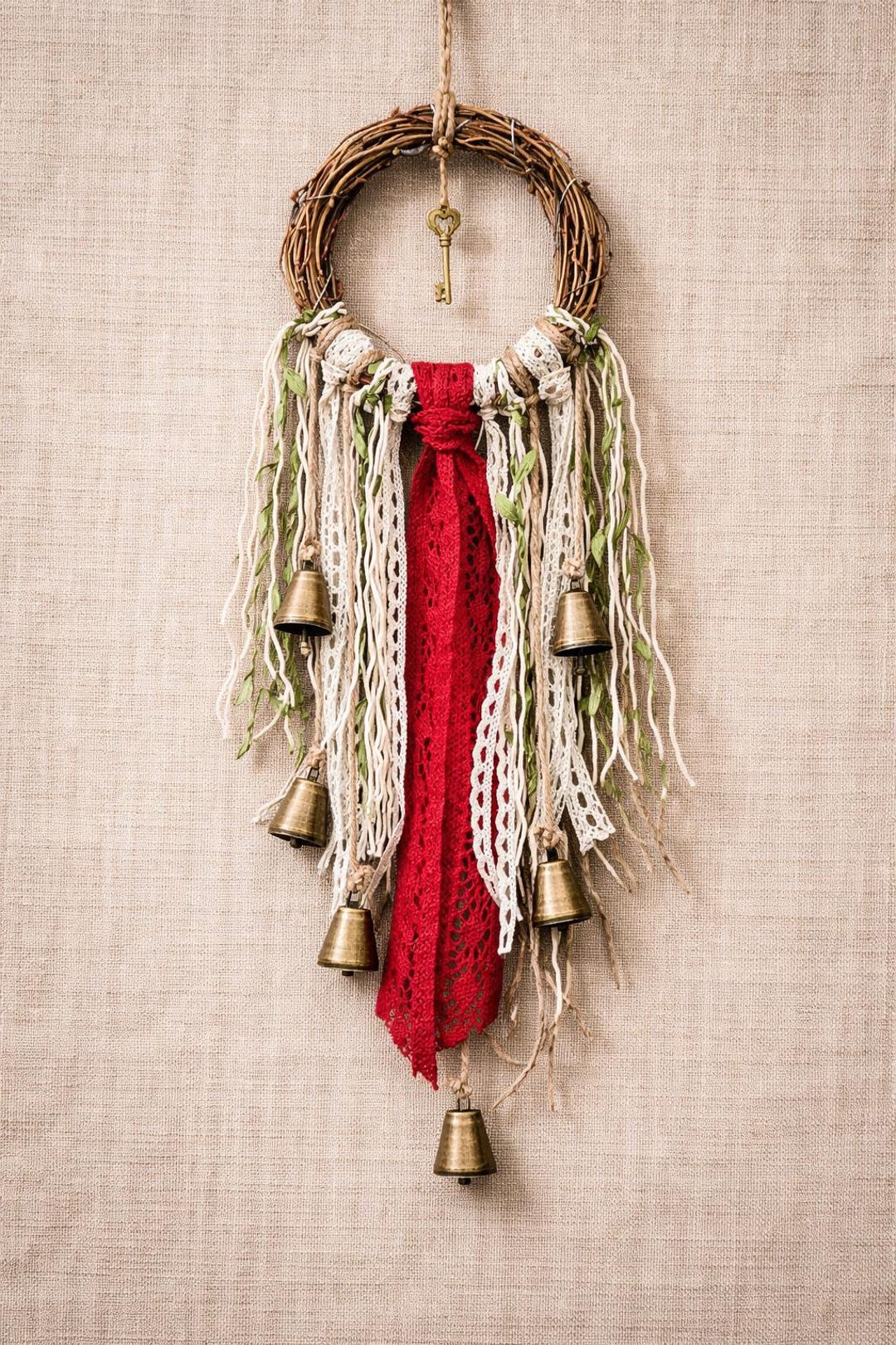 Handmade Witch's Bell, Home Energy Protection, Boho Esoteric Decoration ...