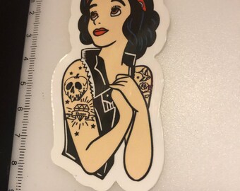 Punk Rock Snow White Etsy