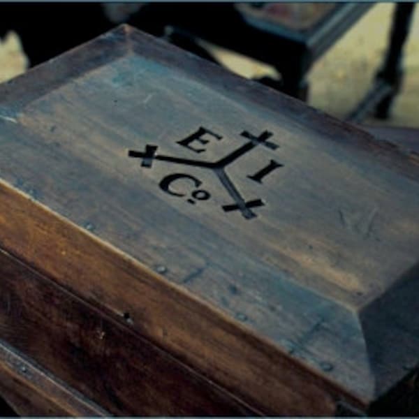 POTC Lord Cuttler Beckett Pirates of the Caribbean wooden box, East India Trading Company, letter of marque stl