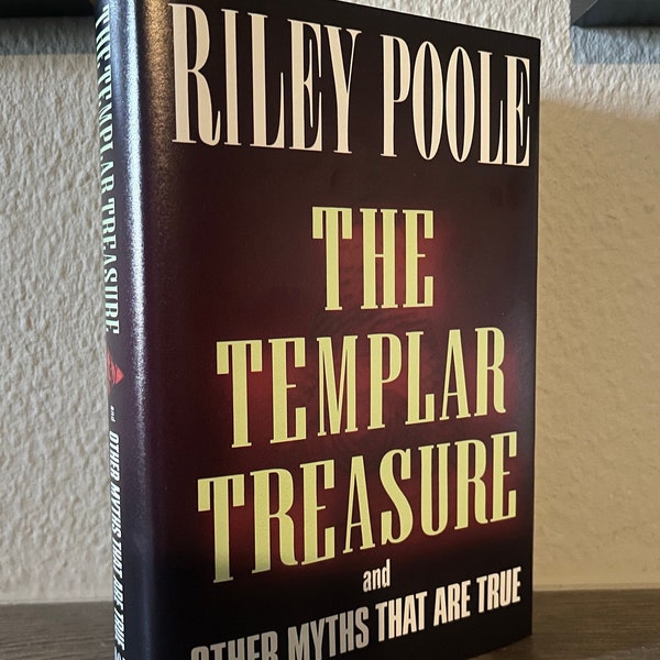 Movie Prop replica ,National Treasure - Book of Secrets inspired , Riley Poole Book Cover, The Templar Treasure and other myths