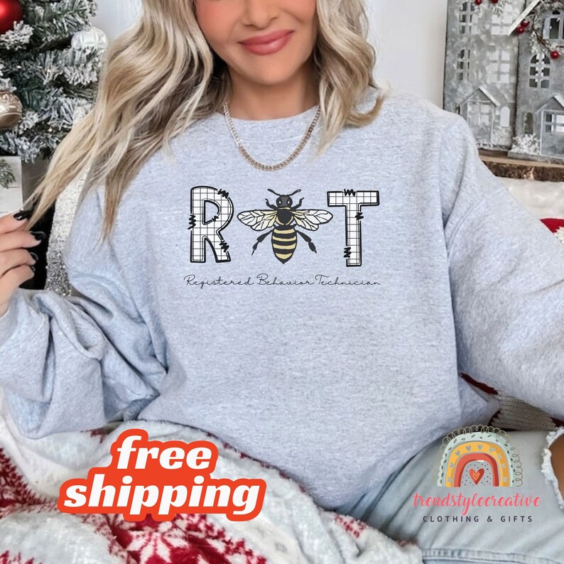 Rbt Sweatshirt Rbt Shirt Registered Behavior Technician Shirt Rbt Crewneck Behavior Specialist Shirt Rbt Grad Gifts for Her Womens ABA Shirt