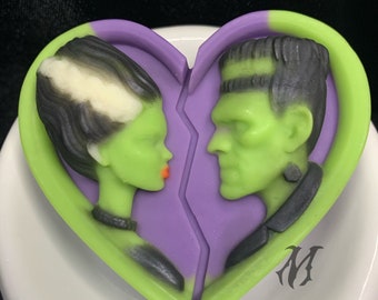 Monster and Bride | Wax Melts | Gothic Candles| Horror Candles| Frankenstein | Gothic | Bride of Frankenstein | Horror Wax Melts