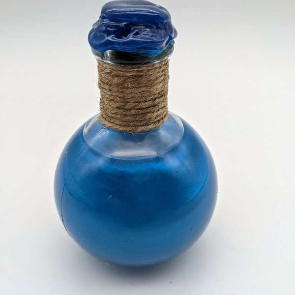 Mana Potion D&D Decoration and Prop With Magical Essence Swirling Inside