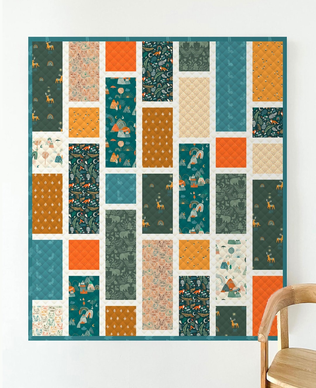 Timberline Quilt Kit Baby Boy Quilt Kit Art Gallery Fabric Etsy