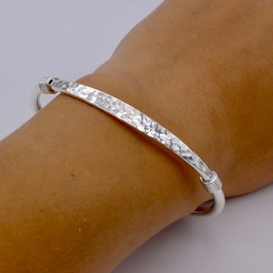 Sterling Silver Hammered Cuff Bracelet, 925 Silver Cuff Bracelet, Hammered Silver Cuff Bracelet, Sterling Silver Jewelry