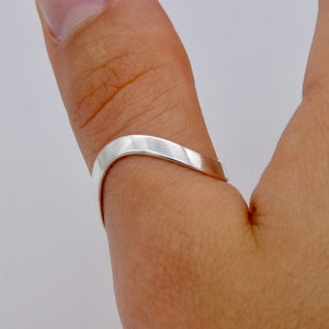 Sterling Silver Thumb Ring, 925 Silver Thumb Ring Band, Plain 925 Silver Band Ring, Sterling Silver Rings