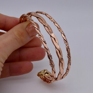 Copper Cuff Bracelet, Intricate Copper Bracelet, Unique Copper Cuff, Pure Copper Jewelry