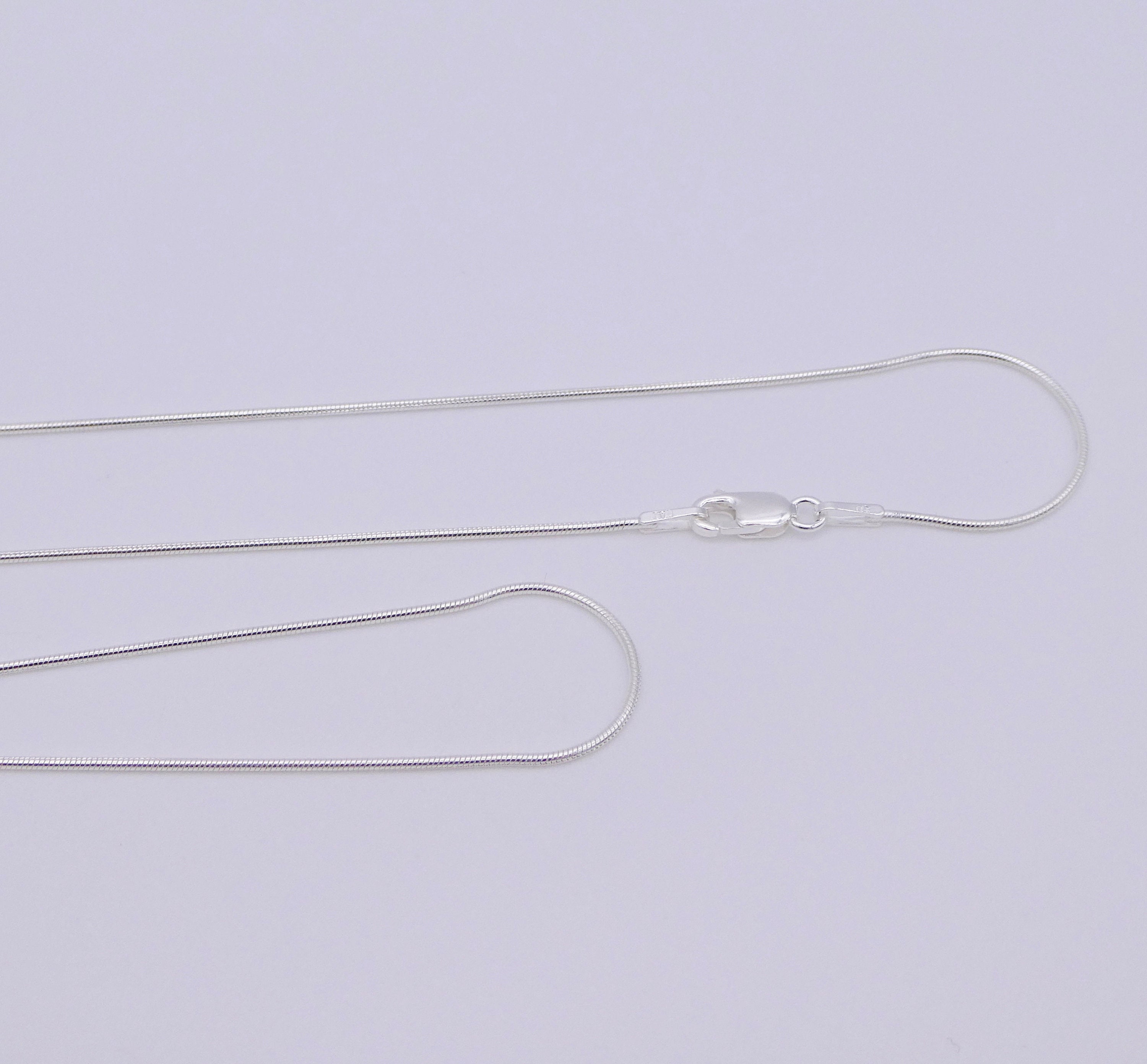 ◇roaju◇ [Park Min-young wearing] [silver925] snake chain l 1mm 18