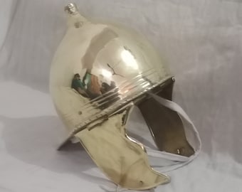 Roman Montefortino Helmet Brass Medieval Armor for Reenactment LARP Costume