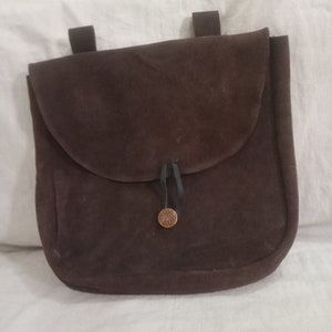 Medieval  bag,medieval reenactment bag,viking bag, cosplay  bag, larp bag, historical leather bag,halloween bag, Christmas gift, sucede bag