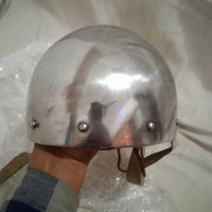 Steel Skull cap,aka Cervelliere,Medieval helmet,battle ready helmet,Mild steel 2mm helmet