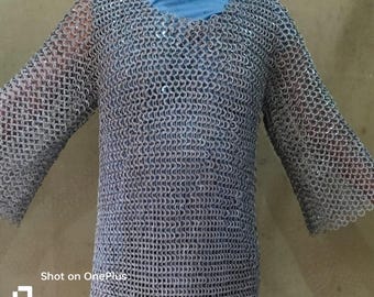 Medieval Chainmail Shirt – Viking Combat Armor, LARP Reenactment