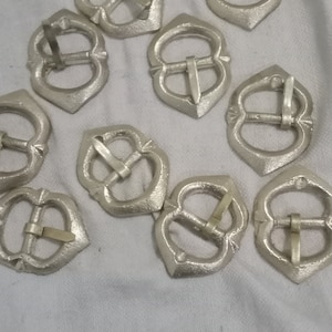 Brass Handmade Medieval buckles,Brass buckles 10 pieces