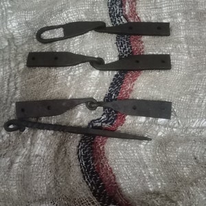 Free one forged picker with set,Forged hinges hasp set,forged hinges,forged hasp,Viking hasp,Viking hinges,Viking hasp hinges set