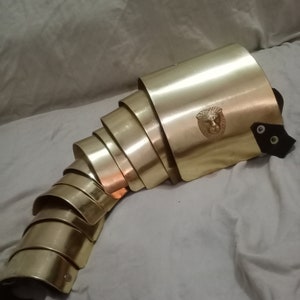 Gladiator brass manica 1.5mm,Combat Monica,Roman gladiator Manica,Gladiator arm protection