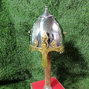 Russian Chernaia Mogila Helmet – Medieval Slavic Helmet Chernigov 10th Century – Handmade Historical Armor for Reenactment & Display