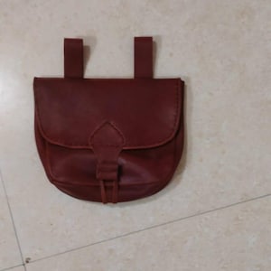 Reenactment Viking Bag – Handmade Leather Pouch | Medieval Renaissance Belt Coin Purse | LARP & Festival Accessory