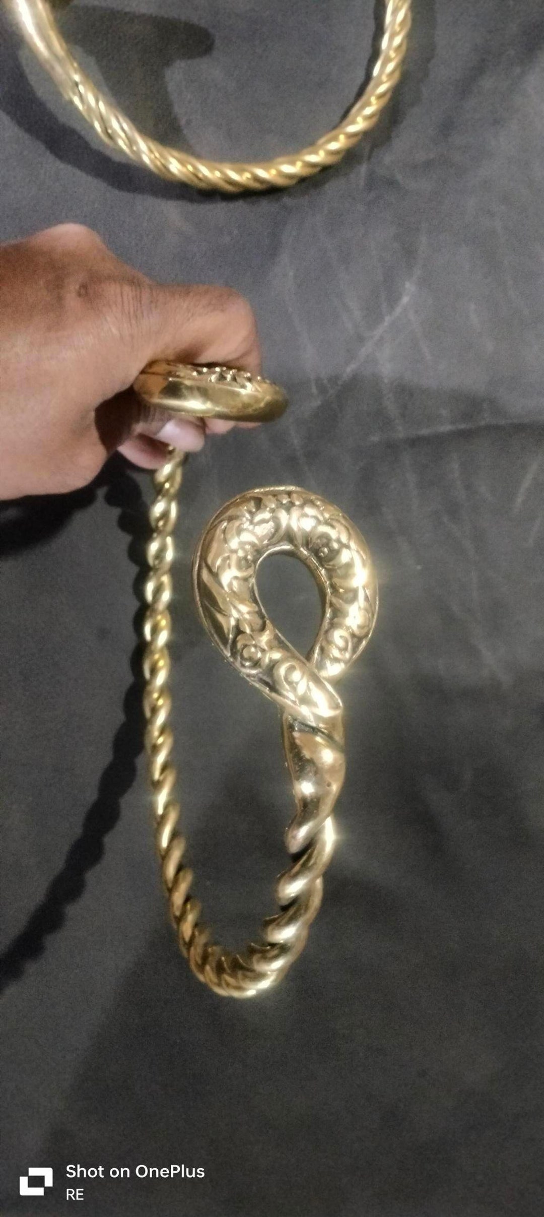 Brass Celtic Torc, Roman Neck Ring (28 CM) - Etsy
