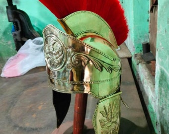 Roman Reenactment Helmet, 1.2mm Brass