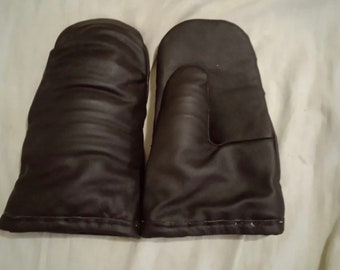 Guantes de cuero de batalla con protección de acero, guanteletes para la recreación medieval temprana, guantes blindados con acero, placas endurecidas de 1,2 mm, par