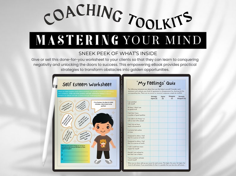 Mastering Your Mind Printable Worksheet Confidence Worksheets Mental ...