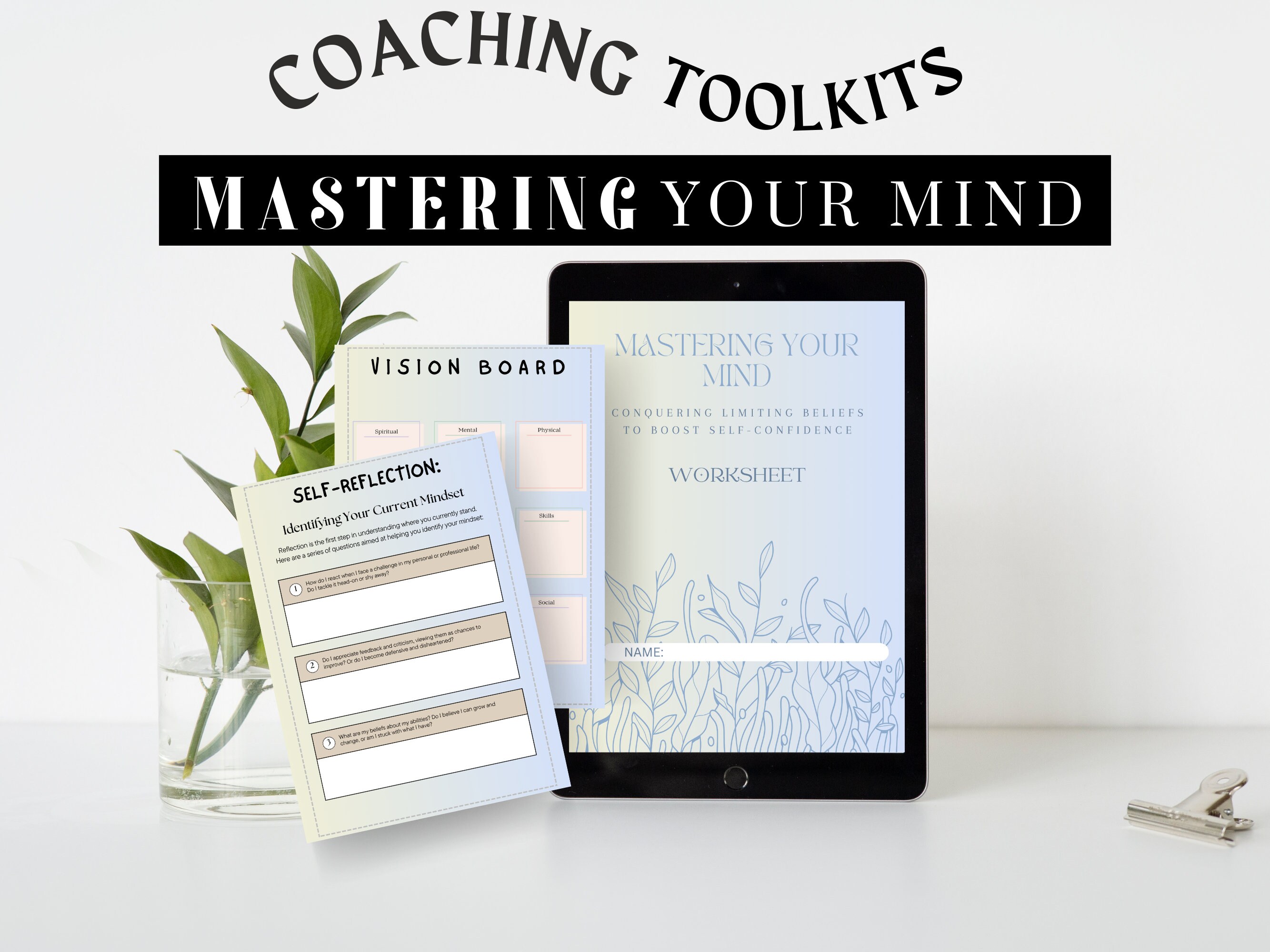 Mastering Your Mind Printable Worksheet Confidence Worksheets Mental ...