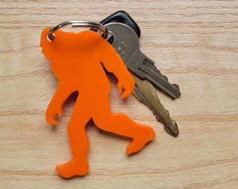Bigfoot Key Chain Sasquatch gift 3d printed