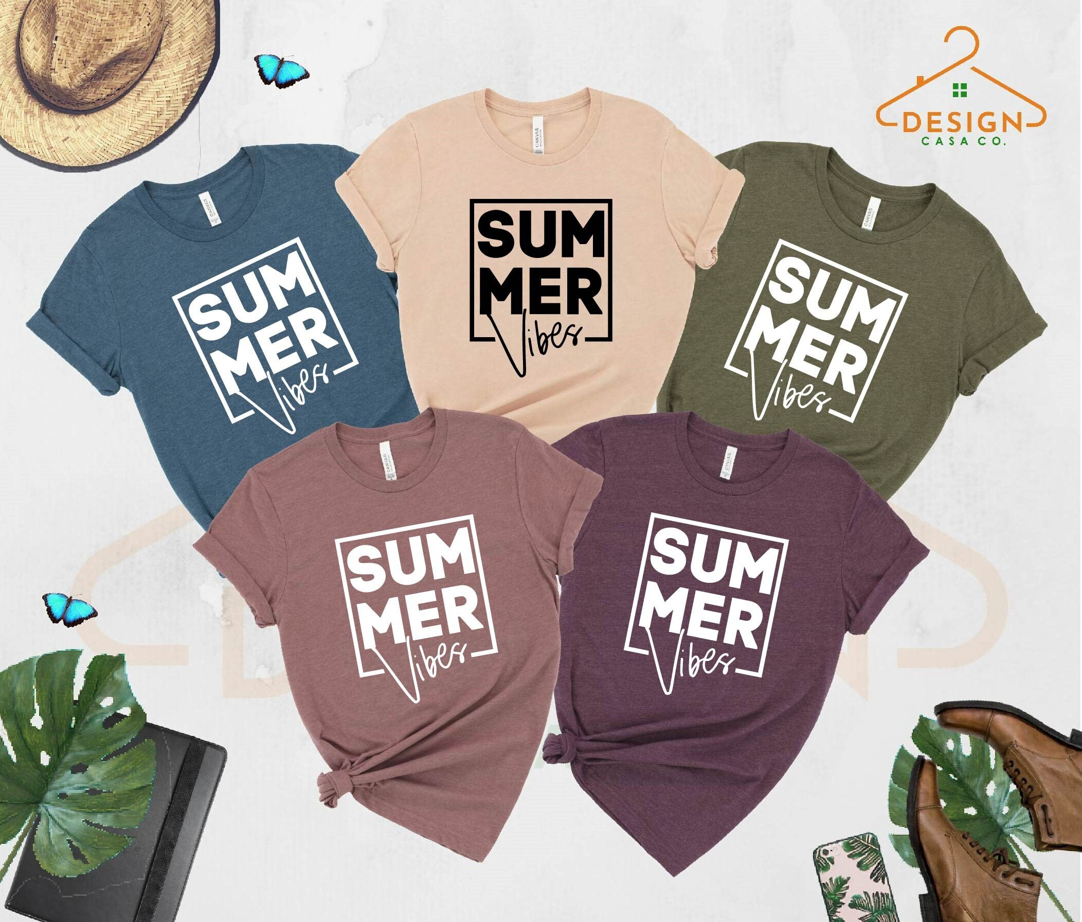 Summer Vibes Shirt Summer Shirt Vacation Shirt Beach Shirt - Etsy