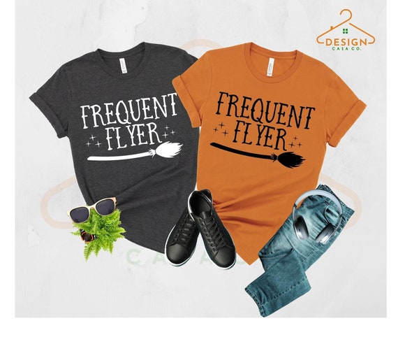 frequent flyer halloween shirt