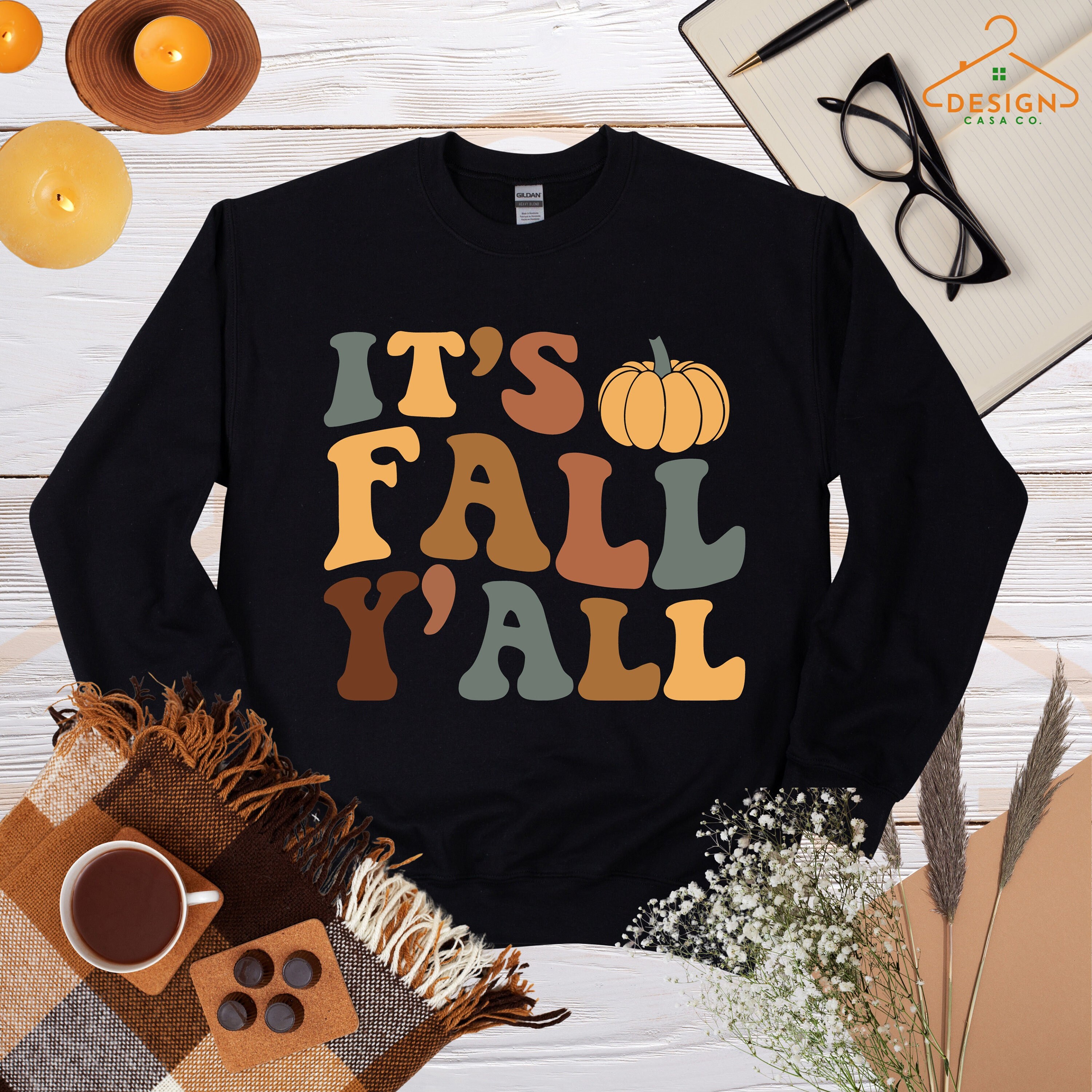 It's Fall Y'all Sweatshirt Cute Fall Sweatshirt Fall - Etsy