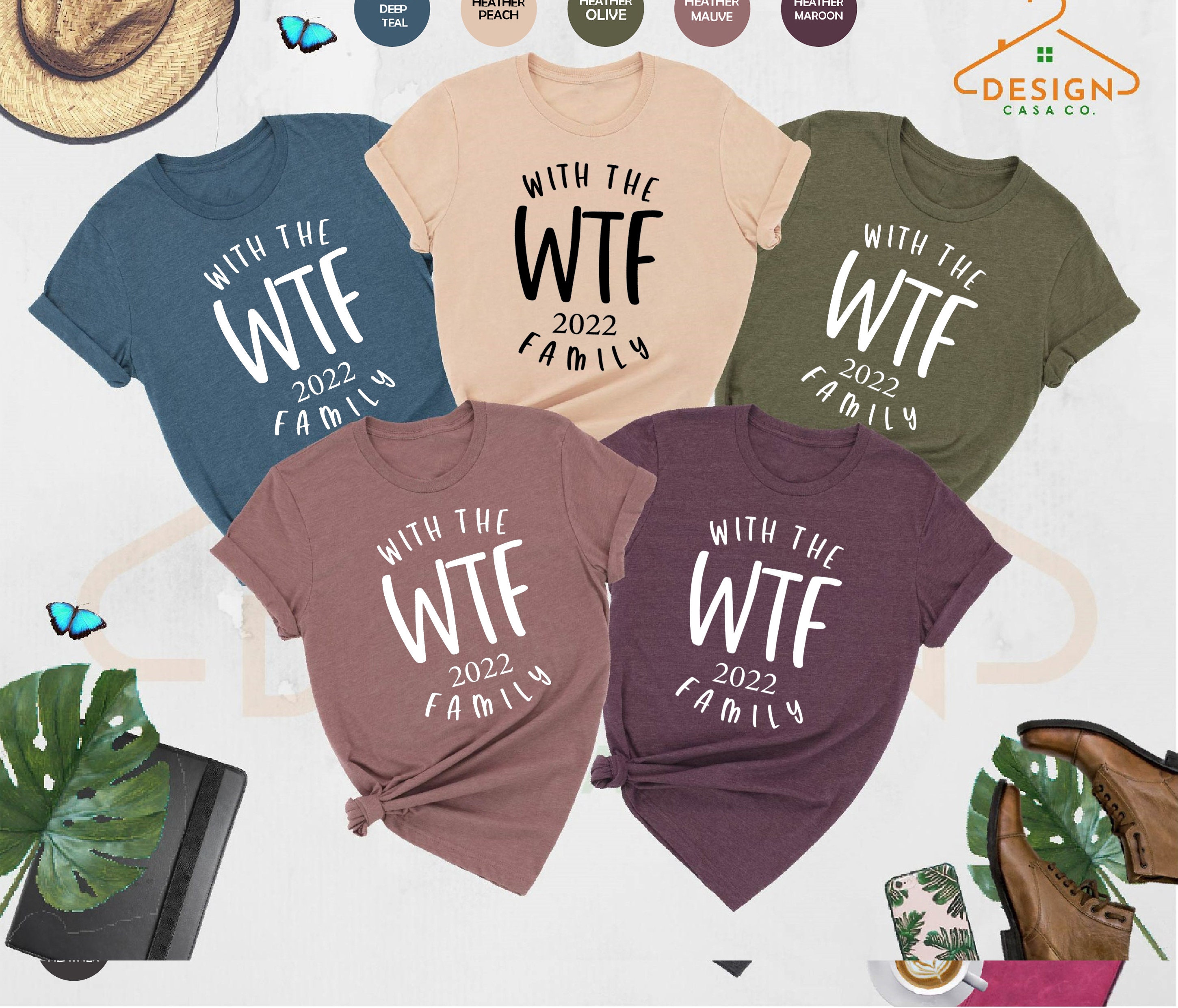 With the WTF 2022 Family Shirt Family Matching Vacation - Etsy