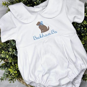 Newborn Monogrammed Boys Outfit | Preppy Baby Clothing | Shower Gift for Boys | Picture Outfit
