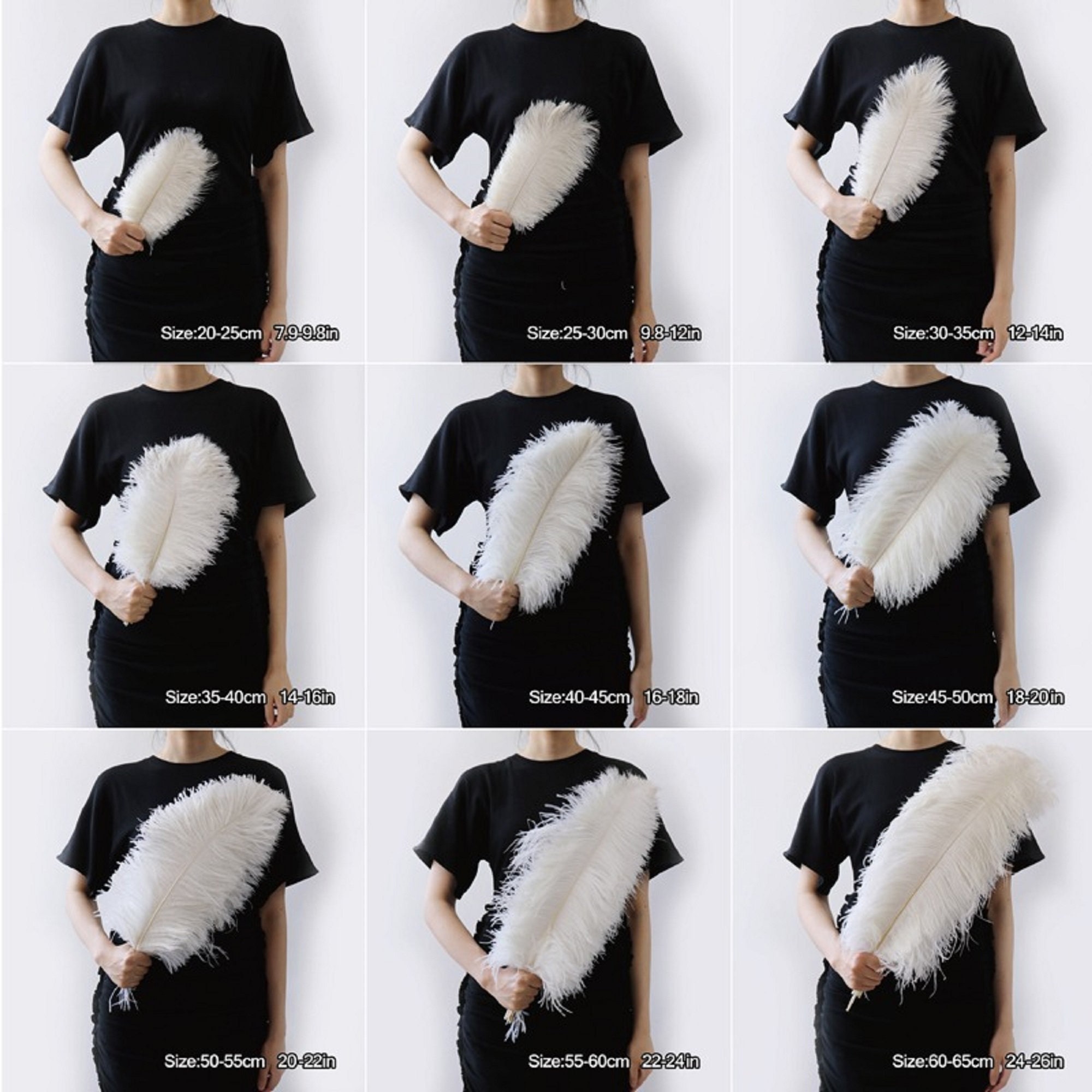 10500pcs White Ostrich Feathers for Crafts Wedding Party Centerpieces Home  Decoration Supplies Decorative Feathers Craft Supplies and Tools 