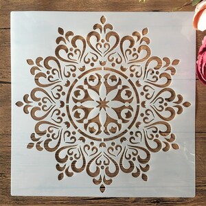 3030cm Geometry Mandala Layered Round DIY Layering Stencils Painting ...