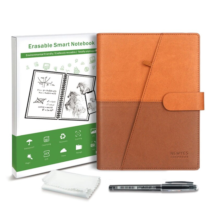 Erasable Notebook Paper Leather Reusable Smart Notebook Cloud - Etsy