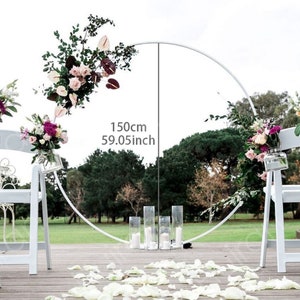 Round Balloon Arch Kit Holder Bow of Balloon Circle Wreath Balloon Stand Wedding Birthday Party Decor Baby Shower Background