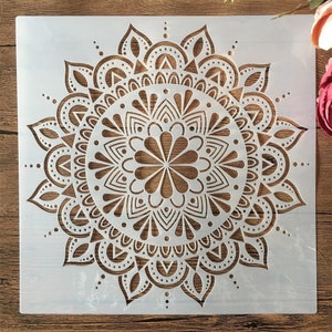 3030cm Geometry Mandala Layered Round DIY Layering Stencils Painting ...