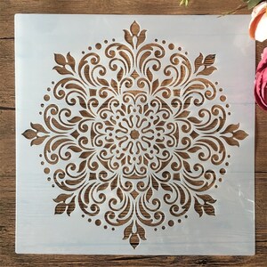 3030cm Geometry Mandala Layered Round DIY Layering Stencils Painting ...