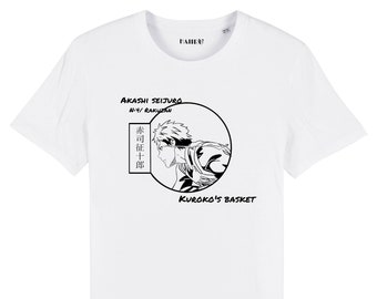 Kuroko no Basket T-shirt, Akashi Seijuro T-shirt, Kuroko no Basuke Hoodie, Anime Shirt, Unisex Japan T-shirt, Anime Fan Gift