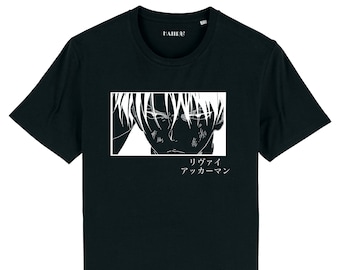 Levi Ackerman T-shirt, Levi Ackerman, Attack on Titan T-shirt, AoT Shirt, Shingeki no Kyojin shirt, Anime Shirt, Anime Fan Gift