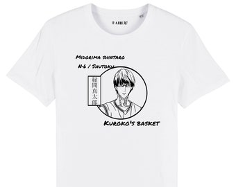 Kuroko no Basket T-shirt, Midorima Shintaro T-shirt, Kuroko no Basuke Hoodie, Anime Shirt, Unisex Japan T-shirt, Anime Fan Gift