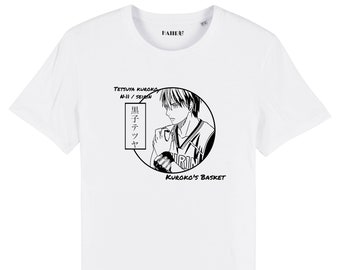 Kuroko no Basket T-shirt, Tetsuya Kuroko T-shirt, Kuroko no Basuke Hoodie,  Anime Shirt, Unisex Japan T-shirt, Anime Fan Gift