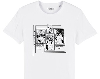 Kyo Sohma T-shirt, Fruits Basket Anime Merch, Chinese Zodiac Cat, Fruits Basket Manga, Unisex Japan T-shirt, Anime Fan Gift