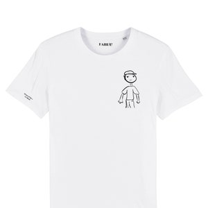 N94 Error T-shirt: De Baret, Unisex T-shirt, Grappig T-shirt, Stickman Cartoon T-shirt