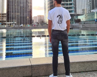 Dragon Life goes on T-shirt, Fantasy Dragon T-shirt, Dragon Graphic T-shirts, Unisex T-shirt, Original Gift