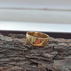 Handmade Brass Ring , Brass Jewelry, 100% Pure Brass Ring Plain Band Ring, Popular Brass Gift Ring,Pure Healing Brass Ring, Gift For Mom,