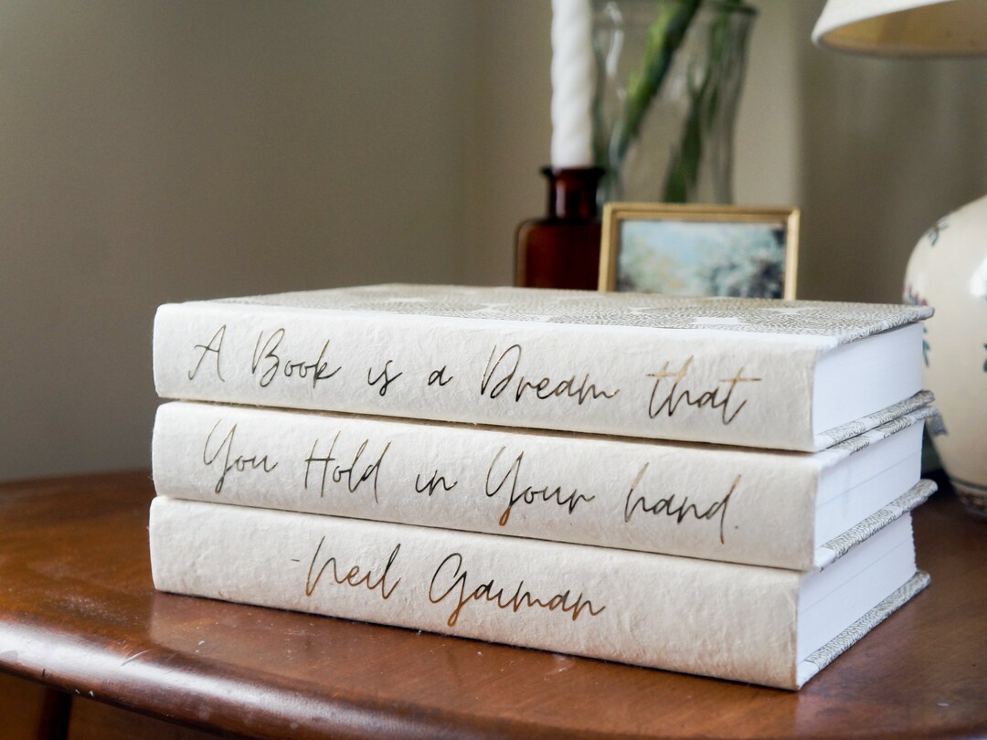 Decorative Quote Books Custom Quote Books Book Gift Quote Etsy