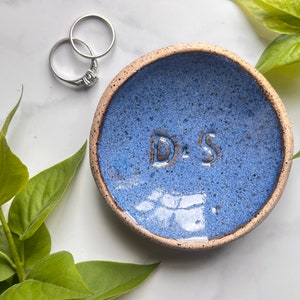 Personalized Ring Bowl / Made to Order Ceramic Dish / Gift for Wedding / Gift for Anniversary / Gift for Self